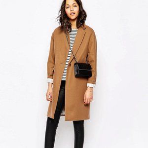 Sessun Camel Wool Coat